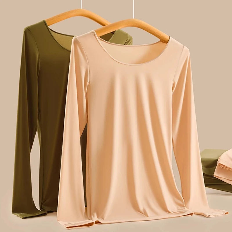 Women's Double-Layer Thermal Underwear Set – Thick Winter Warmth