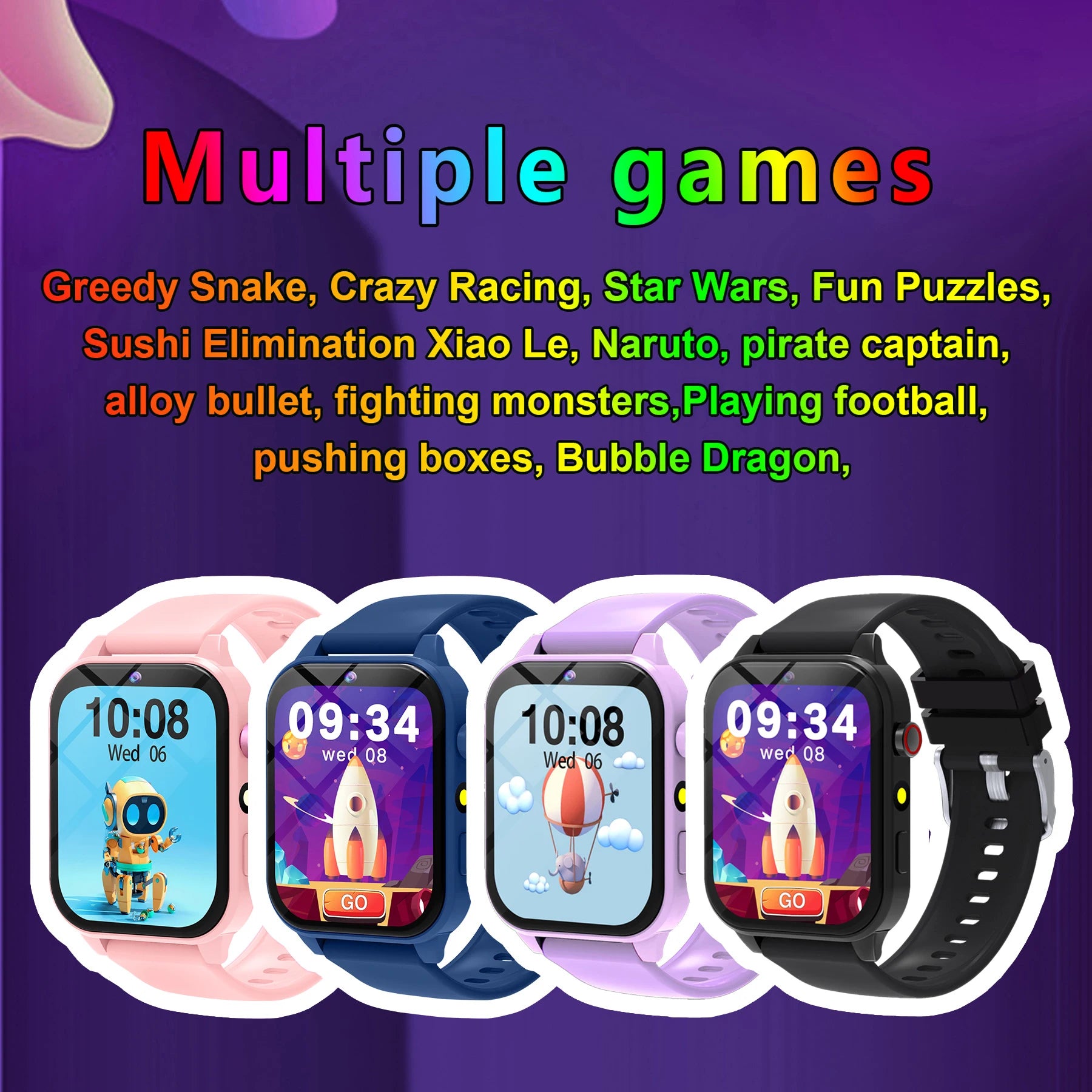 Kids Smart Watch with Camera & Games – HD Touch Screen