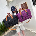Business Trip Bag Women's Short-Distance Luggage Bag Satchel Large-Capacity Cosmetics Bag Foldableing Lightweight Travel Bag Cosmetics Bag