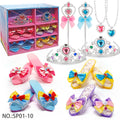 Girls Princess Dress-Up Set – Pretend Play Rings & Accessories