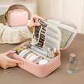 Cosmetic Bag Women's Large Capacity Portable 2025 New Accessible Luxury Classy Internet Celebrity Travel Cosmetics Toiletry Bag Storage Bag