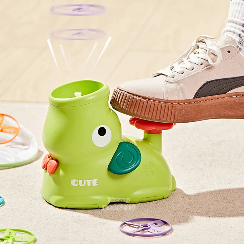 Stomp & Launch Flying Disc Rocket – Outdoor Garden Game