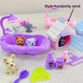 Cuddly Dog & Basket Play Set – Soft Toy Puppy Family