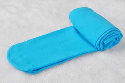 Spring/autumn candy color child tights for baby girl kids velvet white pantyhose stockings for infant student ballet dance socks