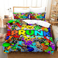 Game Sprunki Bedding Sets For Kids Boys Girls New 3d Printed Bed Cover Comforter Duvet Cover Pillow Case Bedroom Decoration