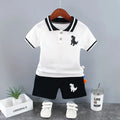Baby Boys Cartoon T-Shirt & Shorts Set – Casual Summer Two-Piece