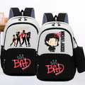 Musician Michael Jackson 2pcs Schoolbag with Pencil Case Anime Cartoon Printed Backpack Students Book Stationery Storage Pouch