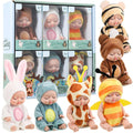 Mini Sleeping Baby Dolls Gift Set – Outfits & Accessories Included