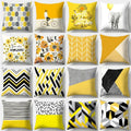 Sunflower Cushion Cover 45×45 – Yellow Sofa Accent Case