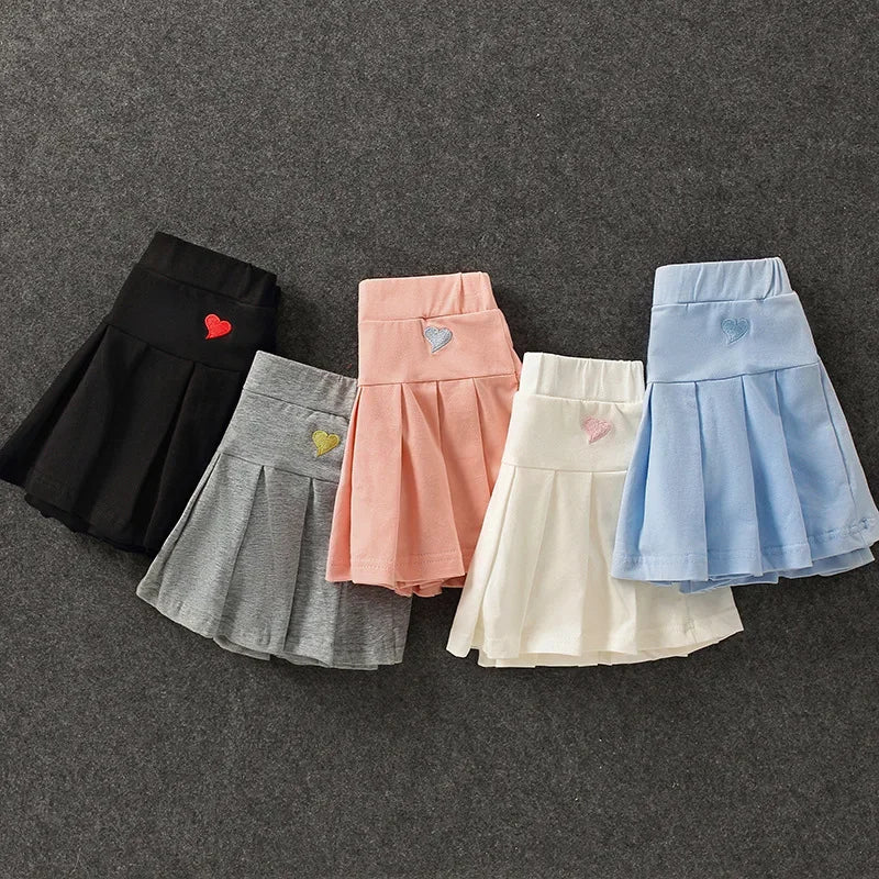 Girls Pleated School Culottes – Skort