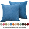 Linen Cushion Covers – Solid Colours in 7 Sizes