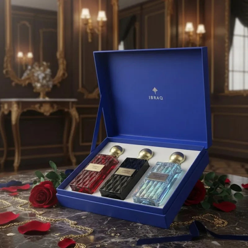 100x3ml Luxury Perfume Gift Set Three Piece Perfume and Colognes Elegant Lasting Fresh Oriental Aromatic Aquatic Signature Scent