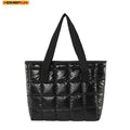 HOMEFISH Quilted Crossbody Bag – Plaid Single-Shoulder Handbag