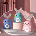Kids U-Shaped Electric Toothbrush – 360° Sonic Cartoon Brush