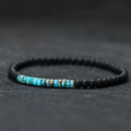 Onyx Bead Bracelet 4mm – Minimalist Unisex Stone Wristband