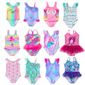 Girls Mermaid & Unicorn One-Piece Swimsuit