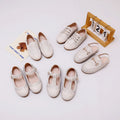 AS Kids Shoes Children Shoes Baby Boys Leather Loafers Toddler Slip On Princess Flats Girls Fashion Oxford Platform Mary Jane