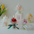 Handmade Tulip Bouquet Candle Scented Candle Aromatherapy Soy Wax Candle Wedding Birthday Candles Party Home Decoration