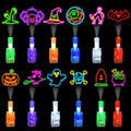 50pcs Halloween LED Finger Lights Projector Party Bag Fillers Trick or Treat