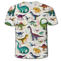 Kids Dino Print T-Shirt – Casual Cotton Summer Top (3–14 Years)