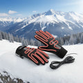 USB Heated Gloves – 1 Pair, Touchscreen Hand Warmers, Adjustable & Water-Resistant