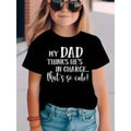 Girls Fun Slogan Print T-Shirt