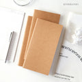 Minimalist Notebook with High Aesthetic Value, Vintage Simple Style, Blank Grid and Lined Pages, Tn Journal Notebook