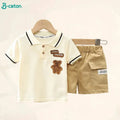 Boys T-Shirt & Shorts Set – Cotton Short-Sleeve Summer Suit