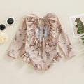 Baby Girl Floral Ruffle Swimsuit