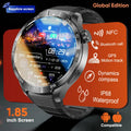 Premium GPS Smartwatch – Titanium & Ceramic with NFC (IP68)