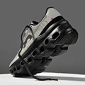Men's Platform Trainers – Lightweight Mesh Casual Sneakers