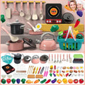 Little Chef Play Kitchen Set – Pots, Pans & Pretend Food (59–92 Pieces)