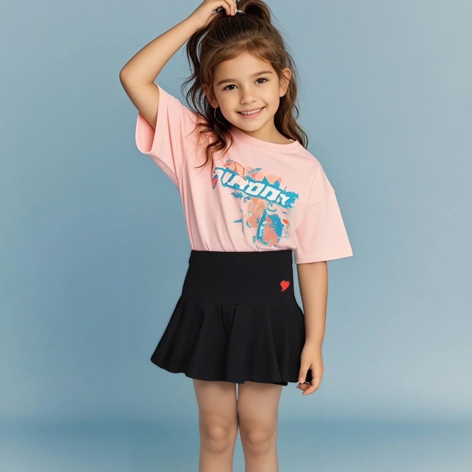 Girls Pleated Skirt-Shorts – School & Play