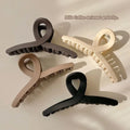 Cross Matte Hair Claw Clips – Large Korean-Style Crab Clips (2/4 Pack)