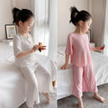 Girls Short-Sleeve Pyjama Set – Light Summer Homewear