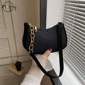Mini Felt Crescent Shoulder Bag – Chic Underarm Saddle Bag