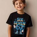 Kids '67' Meme Graphic T-Shirt – Fun Summer Tee for Boys & Girls