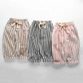 Kids Linen-Cotton Stripe Summer Trousers