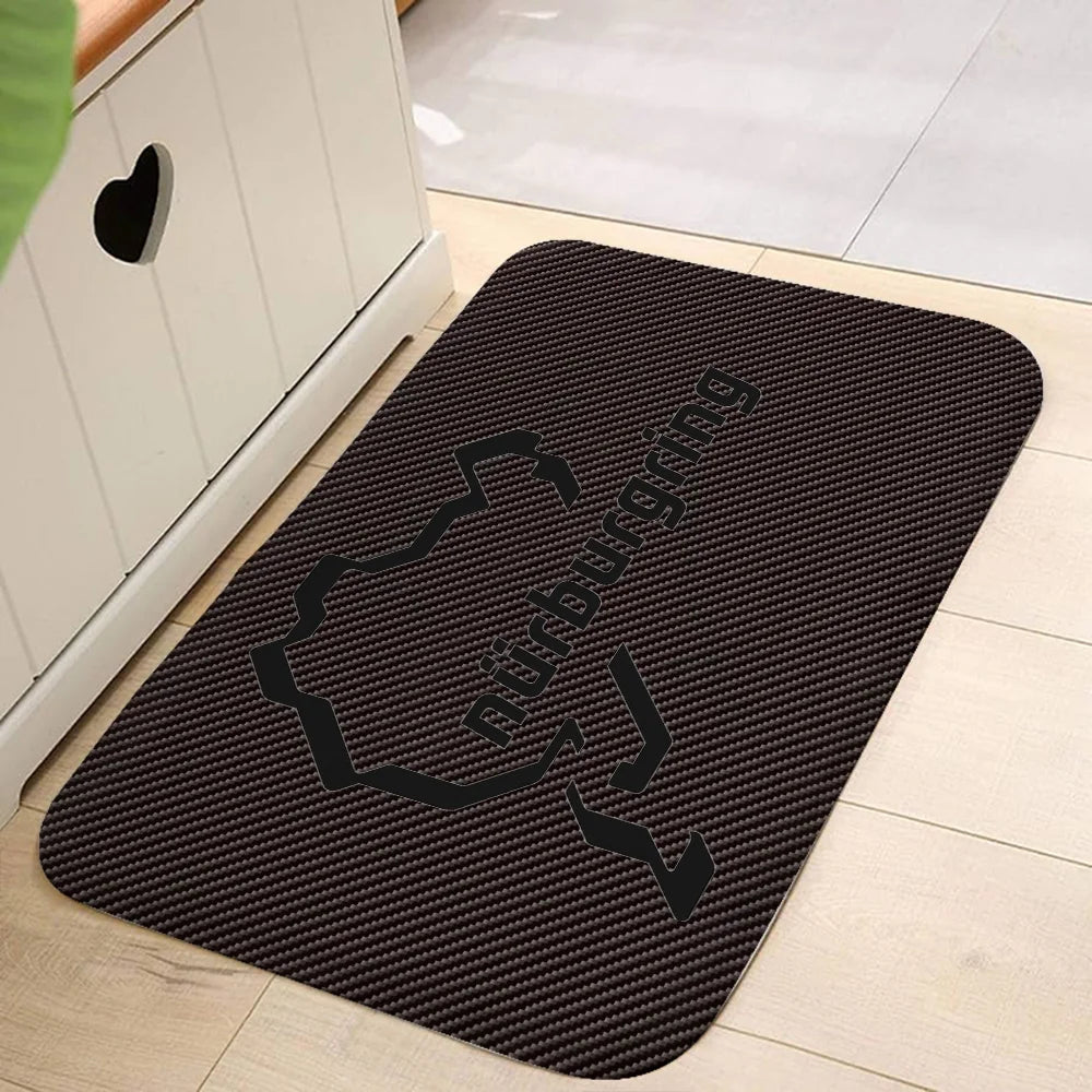 Nurburgring Things to the Room Rug Living Room Mat for Hallway on the Floor Kitchen Carpet for Home Entrance Front Door Mat Foot