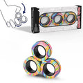 Magnetic Fidget Rings 3pc – Spinner Toy for Adults & Teens