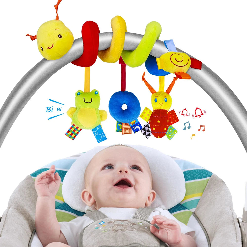 Spiral Pram & Cot Hanging Sensory Toy for Babies