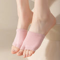 Invisible Split-Toe Socks – Thin Cotton Half Socks for Heels