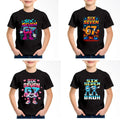 New Funny Six Seven Italian Brainrot 67 Number Graphic Print T-Shirt Boy/Girl Summer Short Sleeved Kids Comfortable Tshirt Top